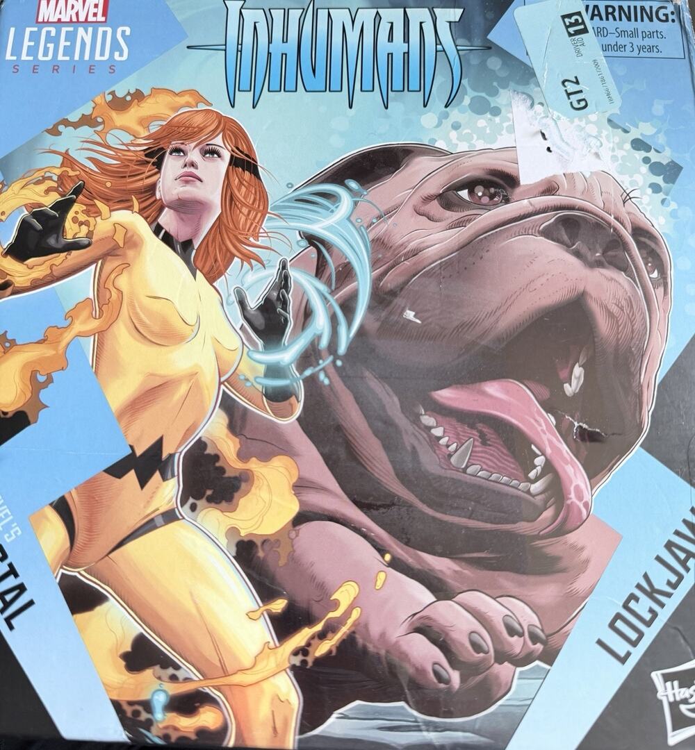 Marvel Legends Series Inhumans Crystal Lockjaw Deluxe Action Figure New